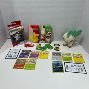 POKEMON lot McDonald’s cards plush anniversary pikachu figure